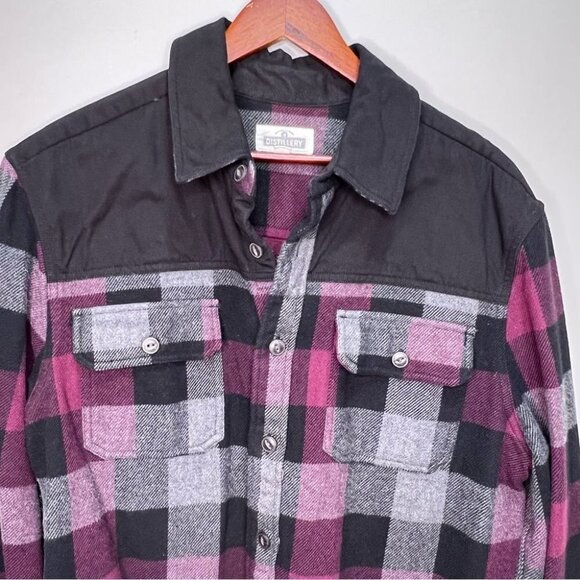 Distillery Plaid Shacket Size XL - Picture 2 of 11